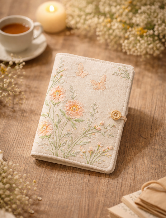Fabric Cover Refillable Notebook β A5 / A6, 180 Pages, Thick Paper